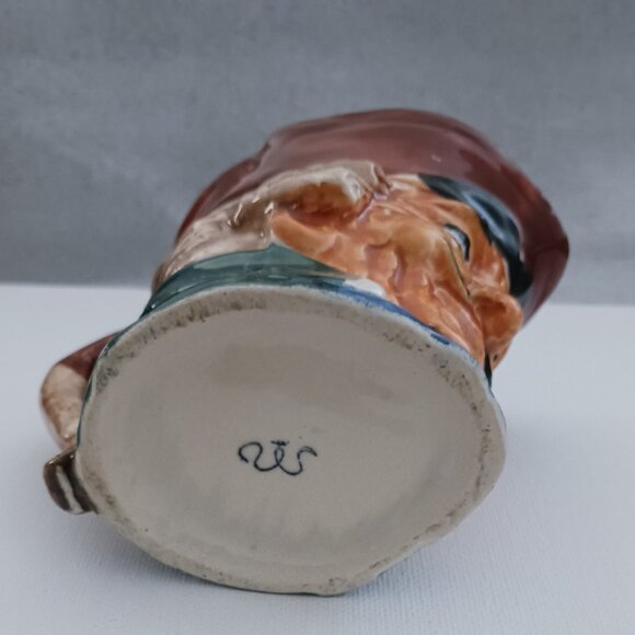 Royal Doulton Toby Mug: Dick Turpin Character, Ceramic England Vintage 3.25” MUG - Picture 5 of 5